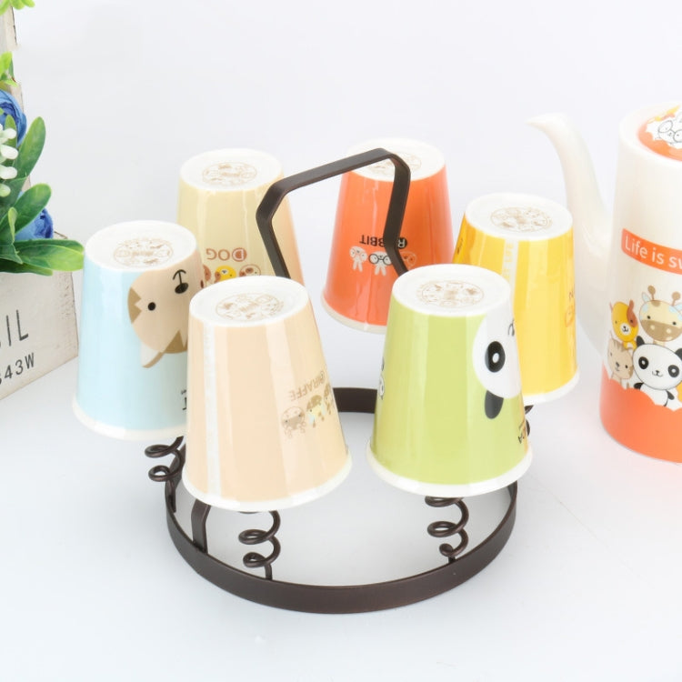2 PCS Home Decoration Cup Holder Living Room Dining Room Can Beating Drain Cup Holder Cup Storage Rack