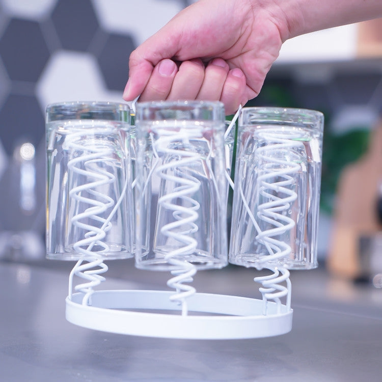 2 PCS Home Decoration Cup Holder Living Room Dining Room Can Beating Drain Cup Holder Cup Storage Rack