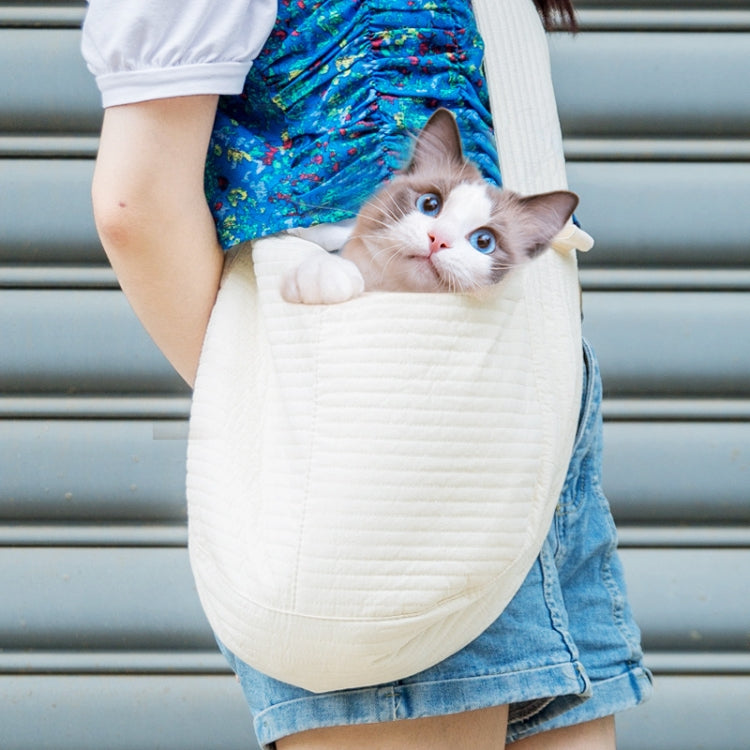 Pet Outing Messenger Bag Large Capacity Single Shoulder Bag, Size:M