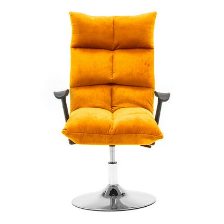 Household Modern Minimalist Computer Recliner Beauty Chair 45cm Disc Flannel Chair