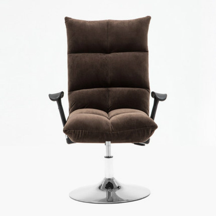 Household Modern Minimalist Computer Recliner Beauty Chair 45cm Disc Flannel Chair