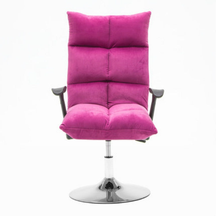 Household Modern Minimalist Computer Recliner Beauty Chair 45cm Disc Flannel Chair