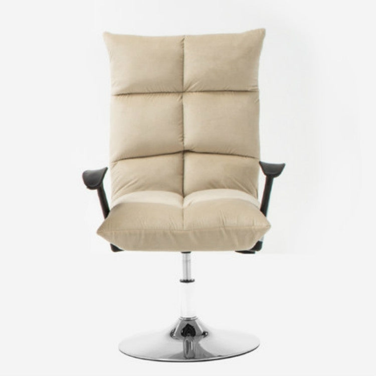 Household Modern Minimalist Computer Recliner Beauty Chair 45cm Disc Flannel Chair