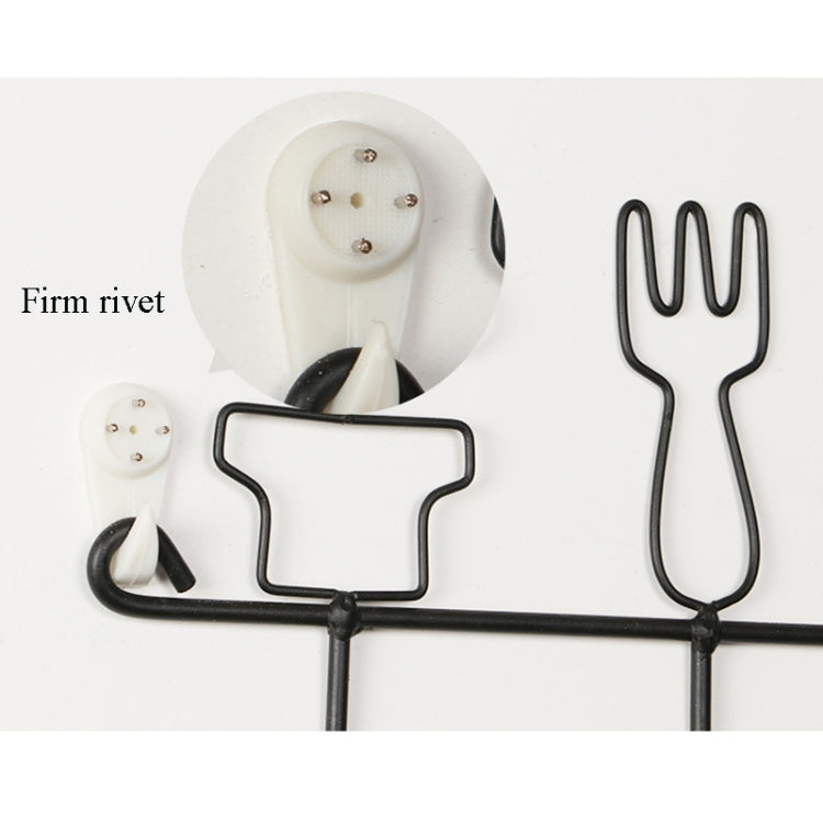2 PCS Free Perforated Hook Wall Hanging Rack Bathroom Wall Clothes Hook Storage Hook, Style:House Models