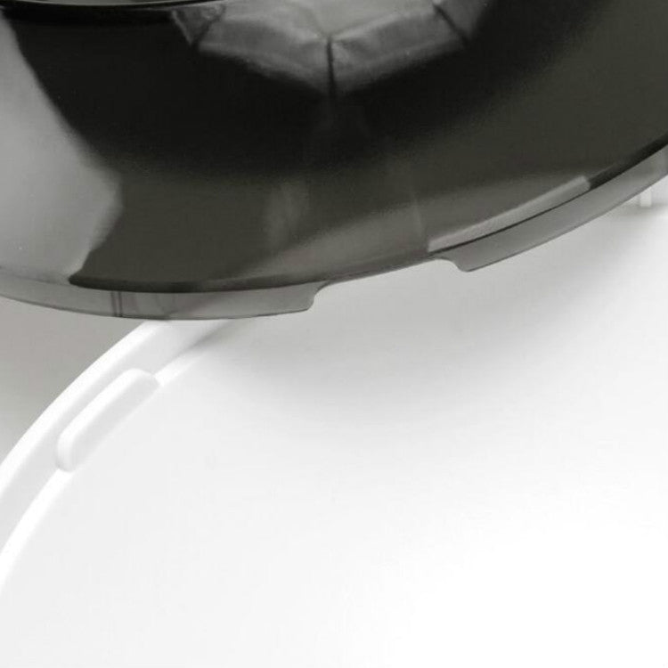 Cat Dog Bowl Non-Slip Pet Bowl Protection Spine Pet Bowl, Specification: Single Bowl(Black White)