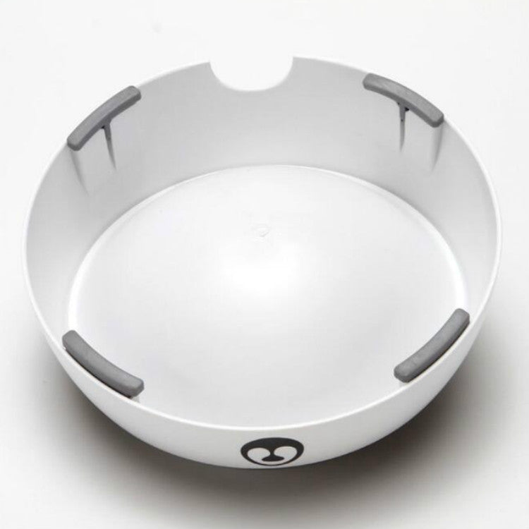Cat Dog Bowl Non-Slip Pet Bowl Protection Spine Pet Bowl, Specification: Double Bowl(Black White)