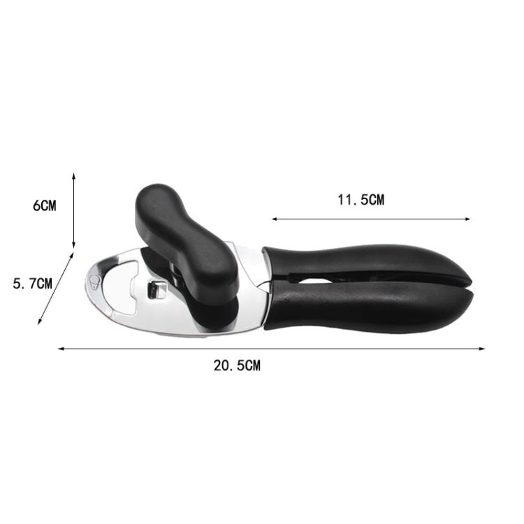 2 PCS 4 in 1 Multifunctional Can Opener Kitchen Household Lid Opener Canning Knife
