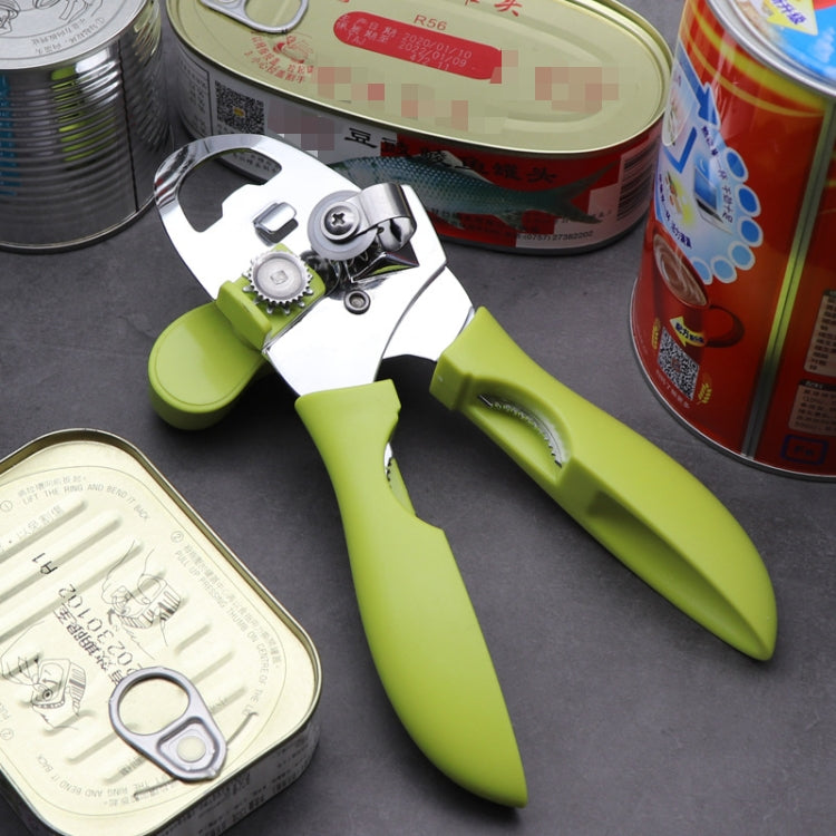2 PCS 4 in 1 Multifunctional Can Opener Kitchen Household Lid Opener Canning Knife