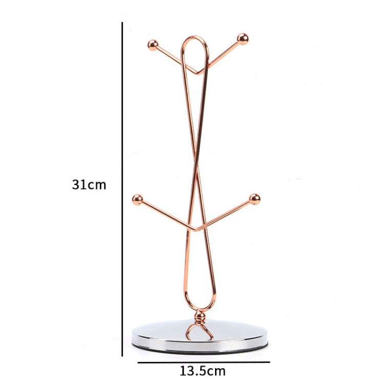 Mug Coffee Cup Cup Holder Tree-Shaped Hanging Drain Rack Kitchen Drain Tool