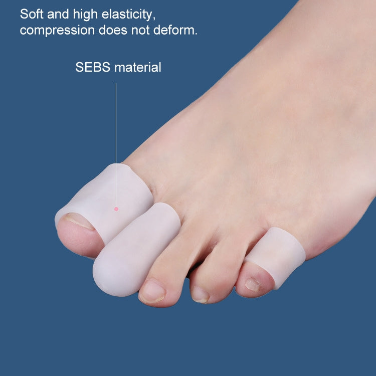 5 PCS Corn Toe Cover Finger Toe Care Set Color Random Delivry, Style:Closed