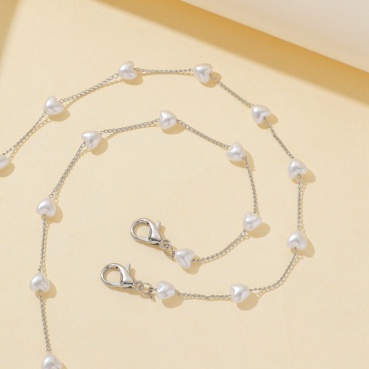 3 PCS Mask Lanyard Love Pearl Anti-Lost Mask Lanyard Hanging Neck Glasses Chain