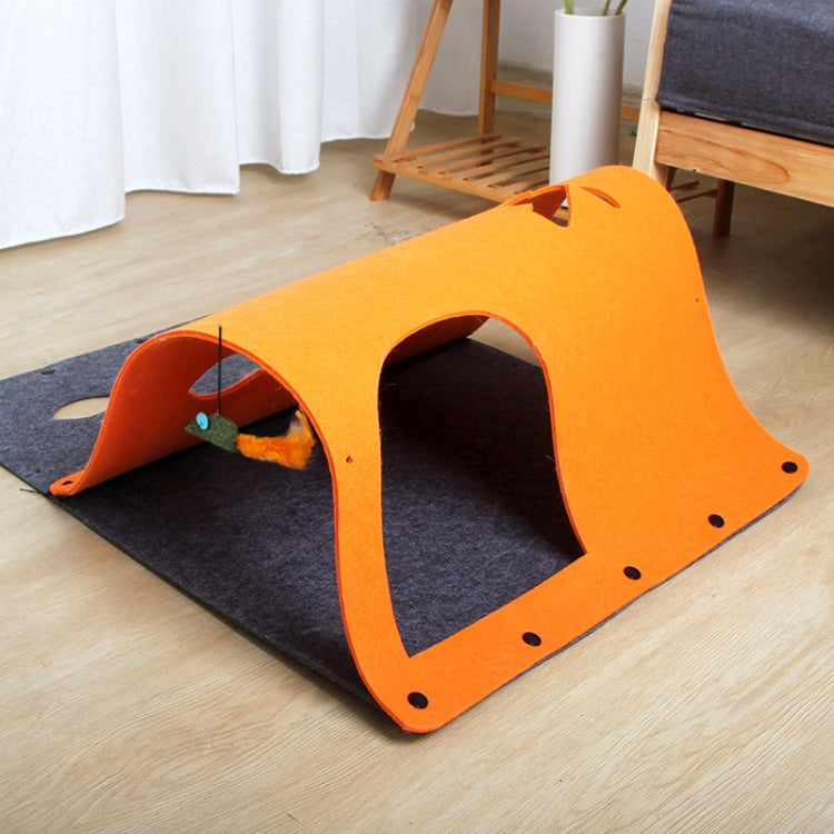 DIY Combination Felt Cat Tunnel Cat Litter, Specification: 44x60cm