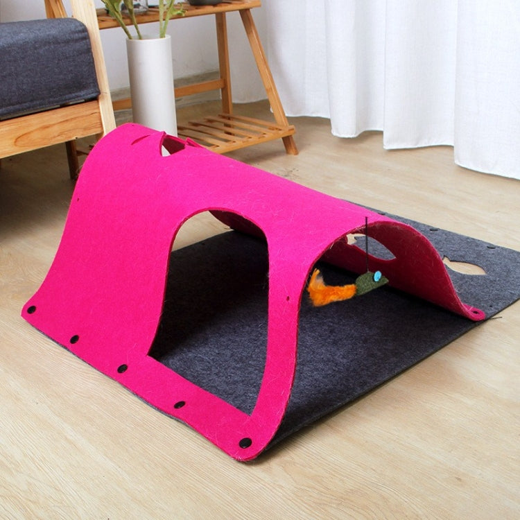 DIY Combination Felt Cat Tunnel Cat Litter, Specification: 44x60cm
