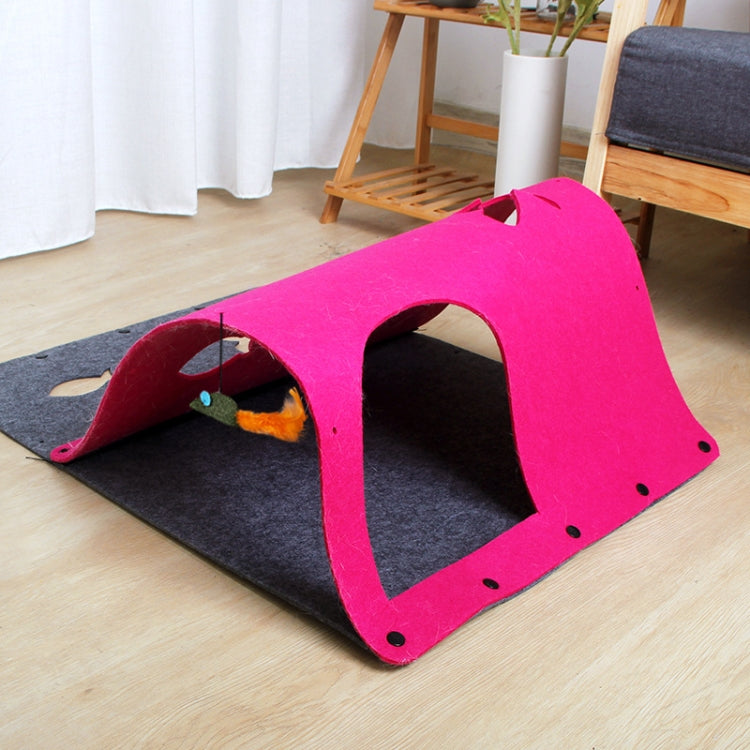DIY Combination Felt Cat Tunnel Cat Litter, Specification: 52x70cm