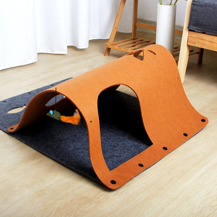 DIY Combination Felt Cat Tunnel Cat Litter, Specification: 52x70cm