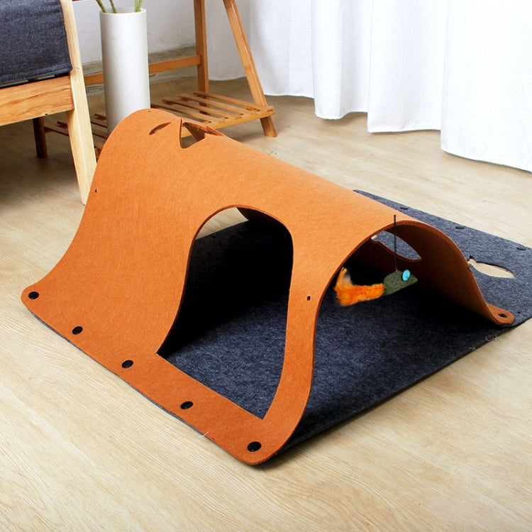 DIY Combination Felt Cat Tunnel Cat Litter, Specification: 52x70cm