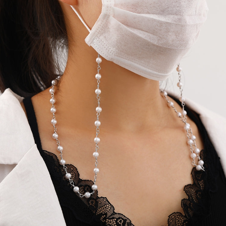 3 PCS Mask Anti-Lost Lanyard Pearl Sweater Chain Multi-Purpose Mask Lanyard Glasses Chain