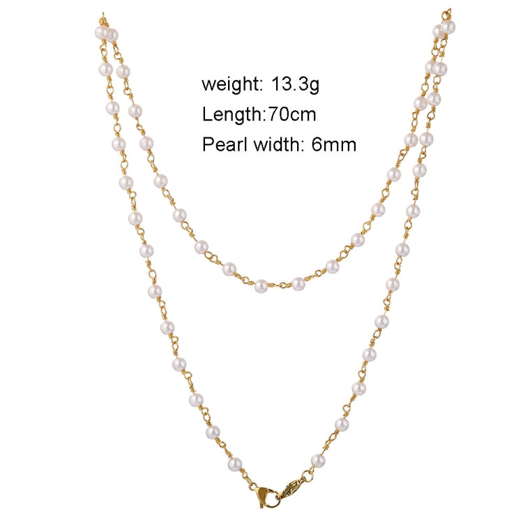 3 PCS Mask Anti-Lost Lanyard Pearl Sweater Chain Multi-Purpose Mask Lanyard Glasses Chain