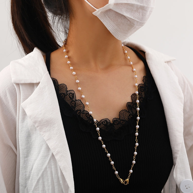 3 PCS Mask Anti-Lost Lanyard Pearl Sweater Chain Multi-Purpose Mask Lanyard Glasses Chain