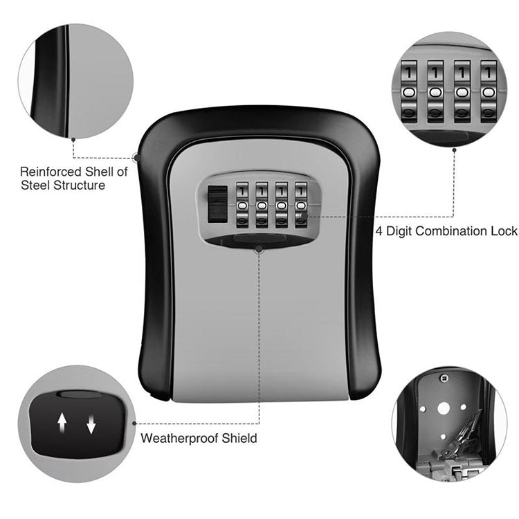 HG2 Arc Wall Mounted Password Key Box