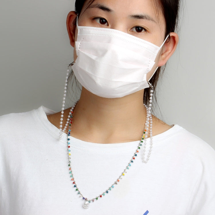 3 PCS Mask Lanyard Necklace Pearl Chain Glasses Chain