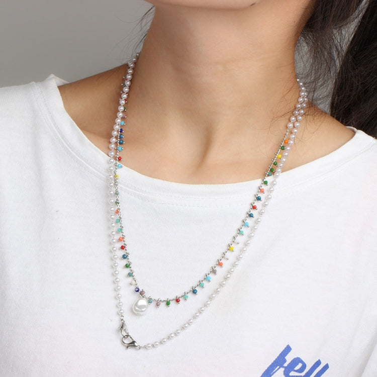 3 PCS Mask Lanyard Necklace Pearl Chain Glasses Chain