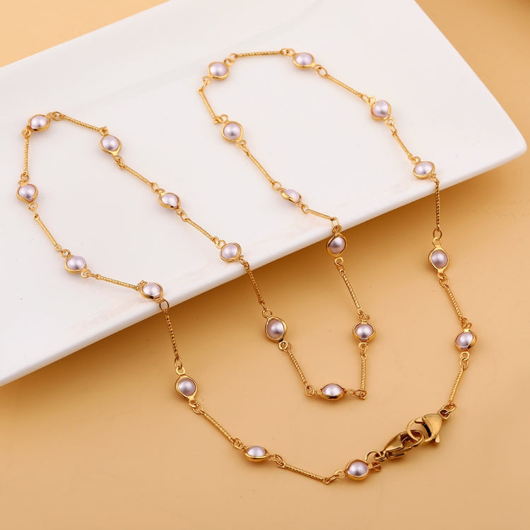 3 PCS Retro Handmade Pearl Multi-Purpose Anti-Lost Hanging Lanyard Mask Glasses Chain