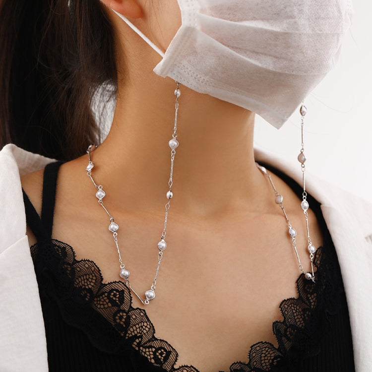 3 PCS Retro Handmade Pearl Multi-Purpose Anti-Lost Hanging Lanyard Mask Glasses Chain