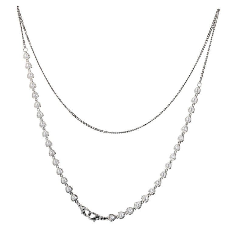 4 PCS Retro Love Pearl Multi-Purpose  Anti-Lost Hanging Mask Glasses Chain