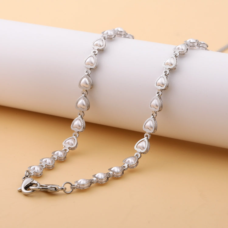 4 PCS Retro Love Pearl Multi-Purpose  Anti-Lost Hanging Mask Glasses Chain