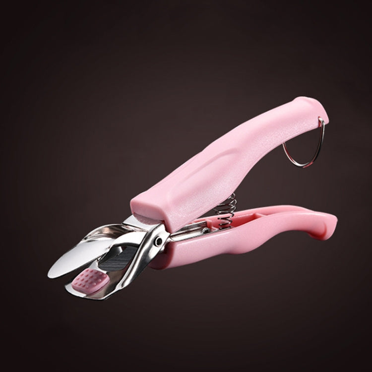 Multifunctional Stainless Steel Non-slip Kitchen Bowl Clamp, Color: Y304 Pink