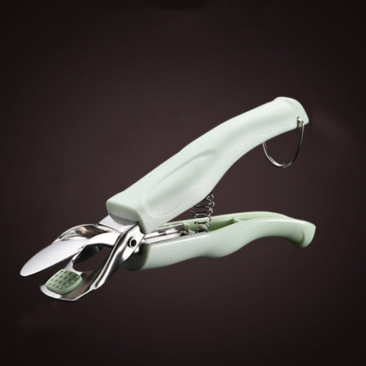 Multifunctional Stainless Steel Non-slip Kitchen Bowl Clamp, Color: Y304 Green