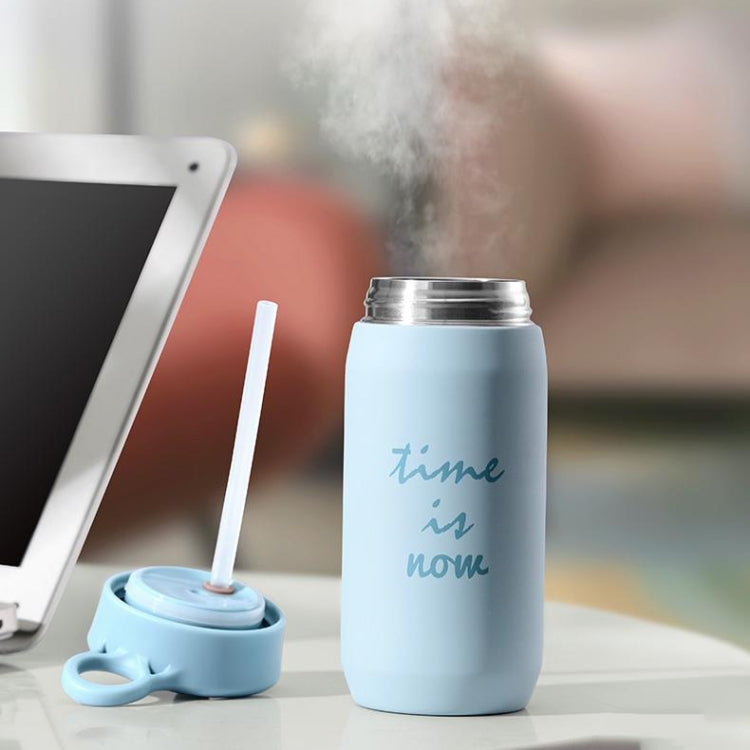 Children Portable Stainless Steel Vacuum Flask With Straw, Capacity: 300ml