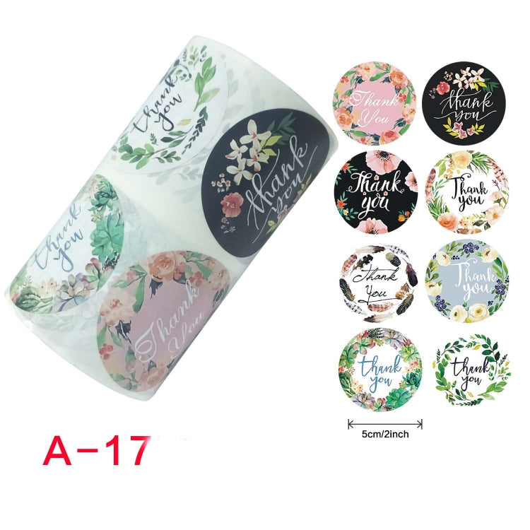 2 PCS Rolled Floral Thank You Seal Envelope Decoration Wedding Decoration, Size: 5cm/2inch