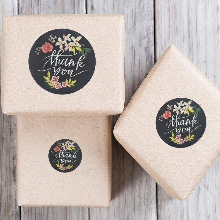 2 PCS Rolled Floral Thank You Seal Envelope Decoration Wedding Decoration, Size: 5cm/2inch