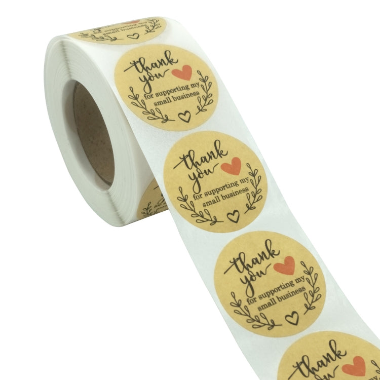 3 PCS  Rolls Thank You Stickers Baking Gift Sealing Sticker Wedding Holiday Label, Size: 3.8cm / 1.5inch