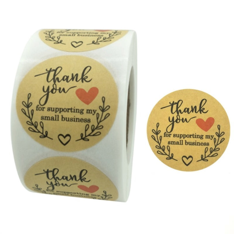 3 PCS  Rolls Thank You Stickers Baking Gift Sealing Sticker Wedding Holiday Label, Size: 5.0cm / 2inch