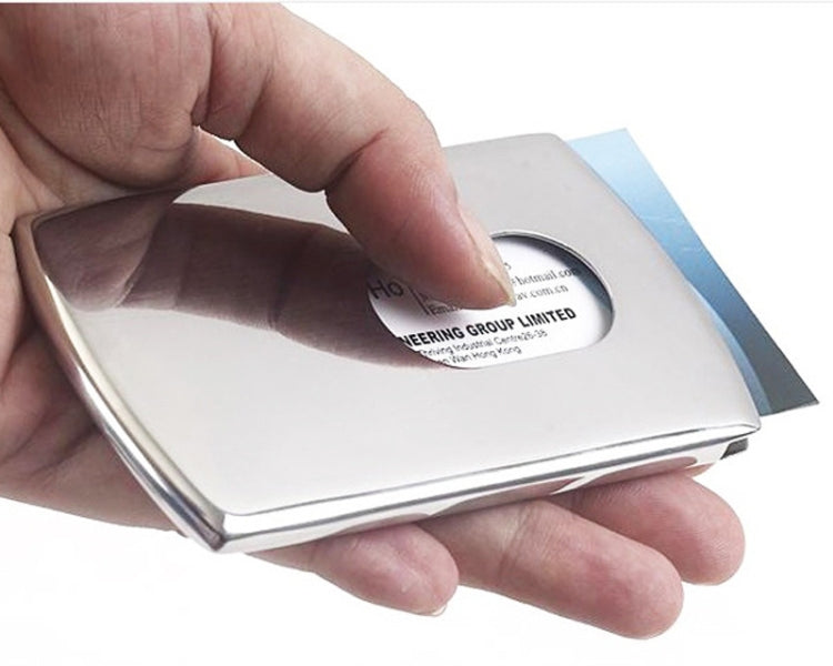 Metal Business Card Holder Business Stainless Steel Card Case