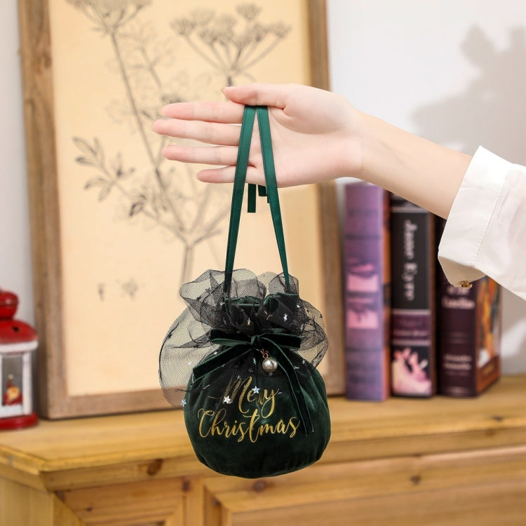 Christmas Velvet Peace Fruit Gift Bag Christmas Decoration Supplies Children Candy Gift Bag