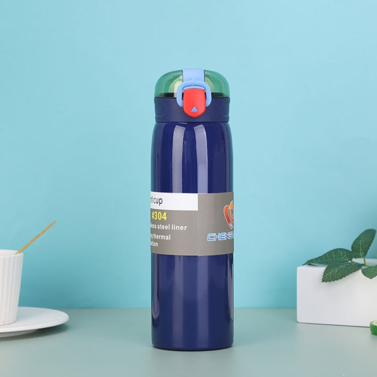 Stainless Steel Bouncing Vacuum Flask Convenient Sports Anti-Scalding Water Cup, Capacity:350ml
