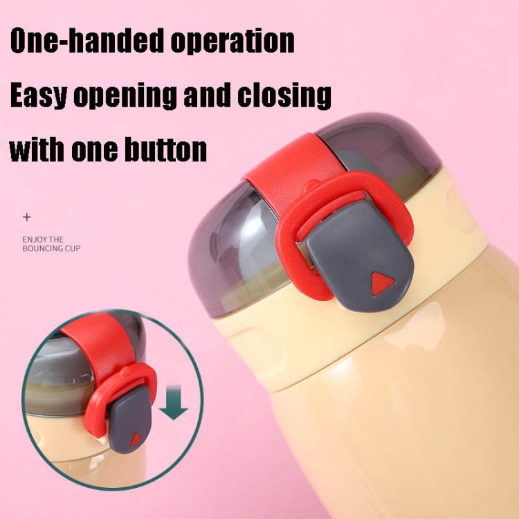 Stainless Steel Bouncing Vacuum Flask Convenient Sports Anti-Scalding Water Cup, Capacity:350ml