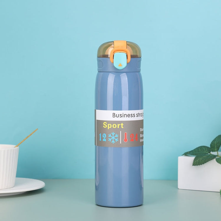 Stainless Steel Bouncing Vacuum Flask Convenient Sports Anti-Scalding Water Cup, Capacity:500ml