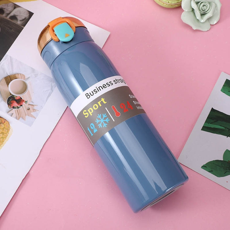 Stainless Steel Bouncing Vacuum Flask Convenient Sports Anti-Scalding Water Cup, Capacity:500ml