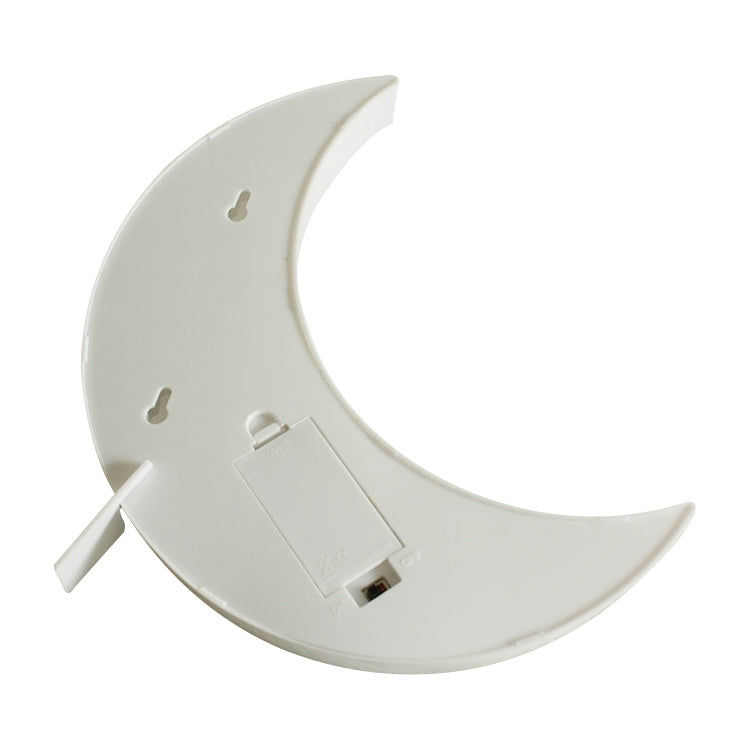 LED Creative Night Light Holiday Decoration Light, Style: White Moon(Warm White Light)
