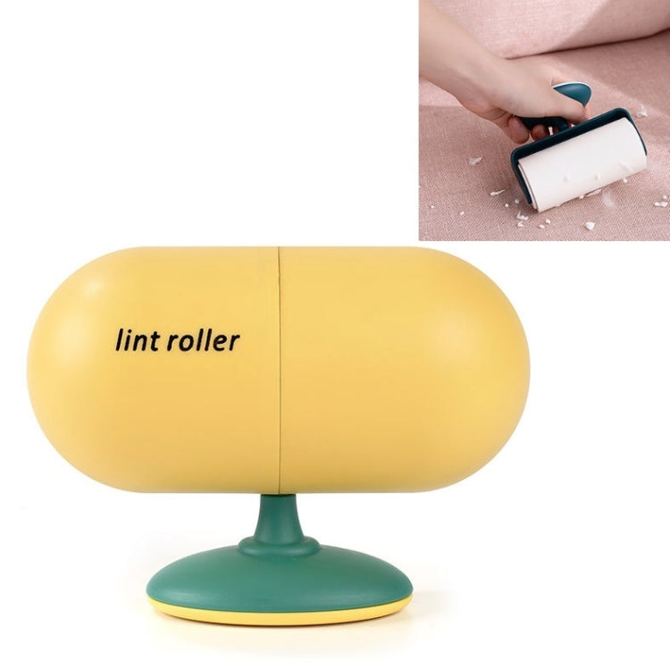 Capsule Tearable Cleaning Hair Removal Device Home Office Portable Hair Sticking Device, Specification: Sticking Device + 4 Roller