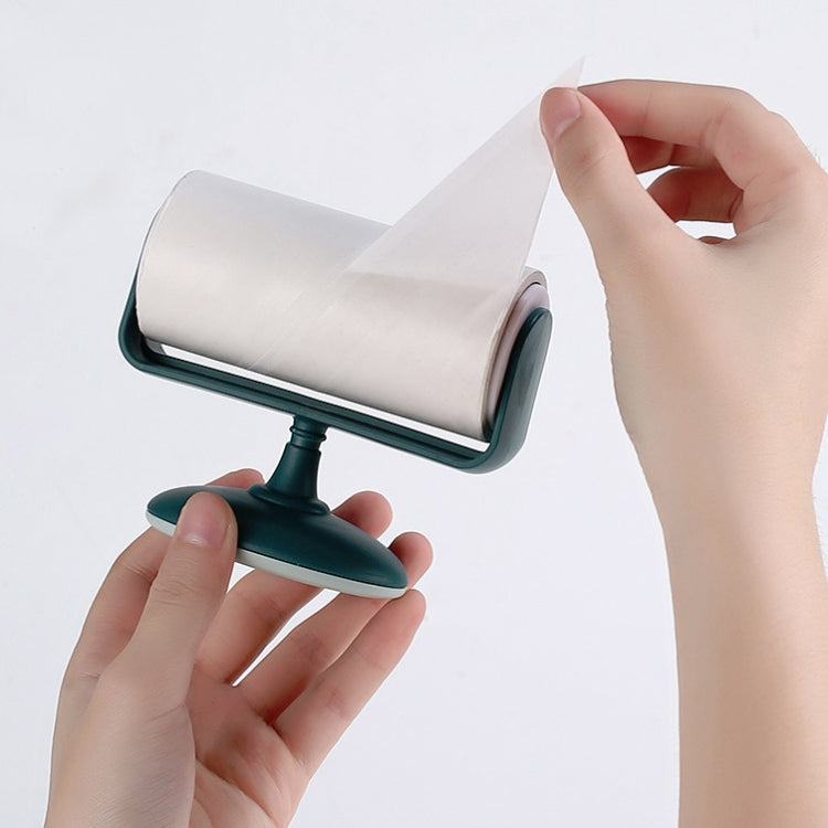 Capsule Tearable Cleaning Hair Removal Device Home Office Portable Hair Sticking Device, Specification: Sticking Device + 8 Roller(Green)