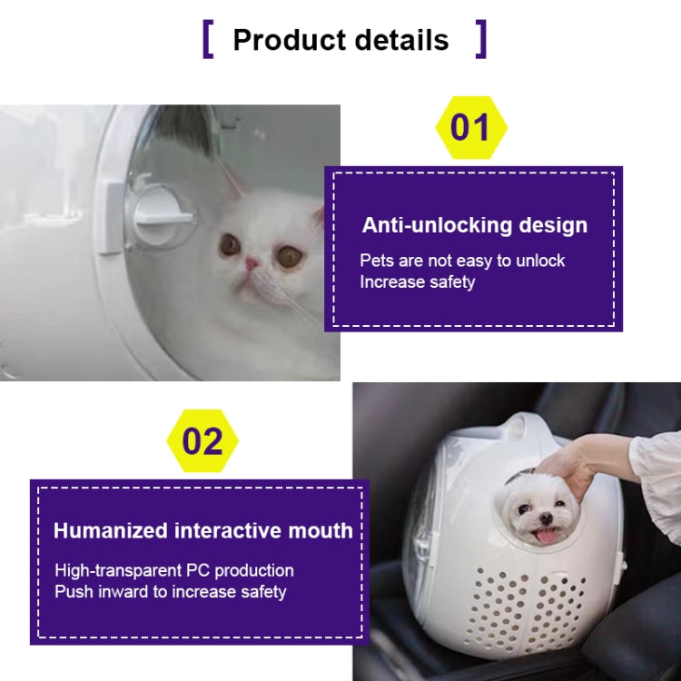 Pet Travel Carrier Bag Breathable Portable Cat Space Capsule