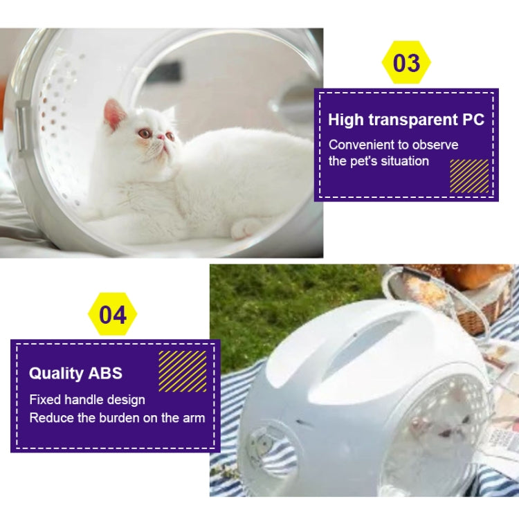 Pet Travel Carrier Bag Breathable Portable Cat Space Capsule