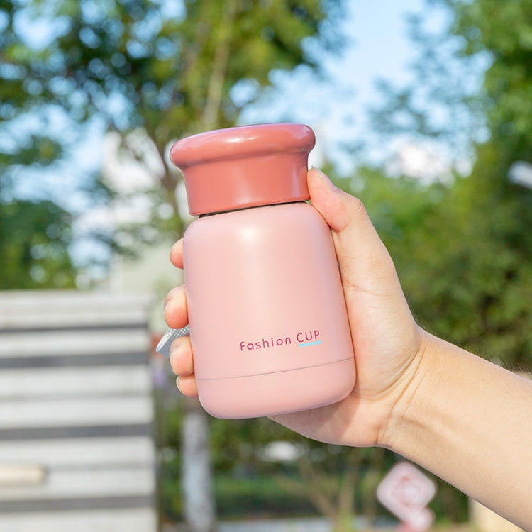 Stainless Steel Fashion Thermos Cup With Tea Drain Outdoor Portable Water Cup