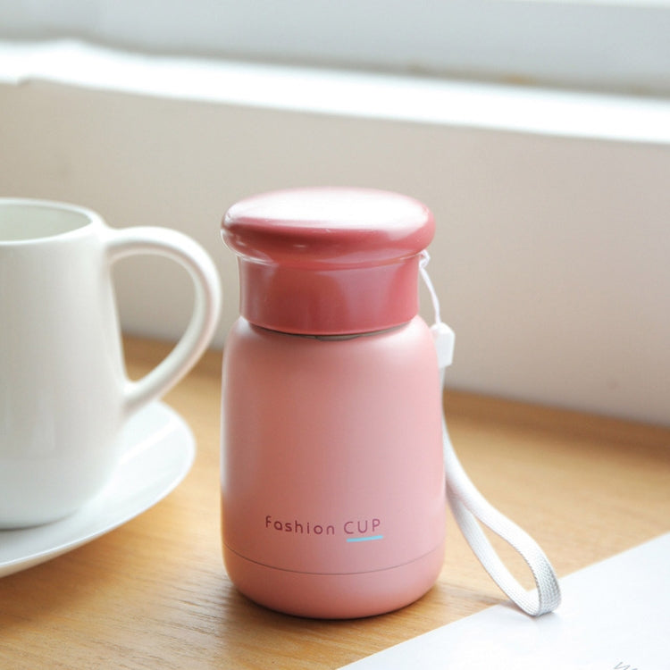 Stainless Steel Fashion Thermos Cup With Tea Drain Outdoor Portable Water Cup